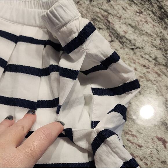 J. Crew 100%‎ cotton striped skater shirt size 2 - Picture 5 of 8